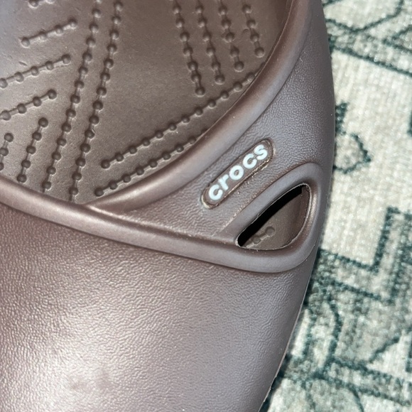 Crocs women’s Olivia brown sling backs size 11 - Picture 5 of 8